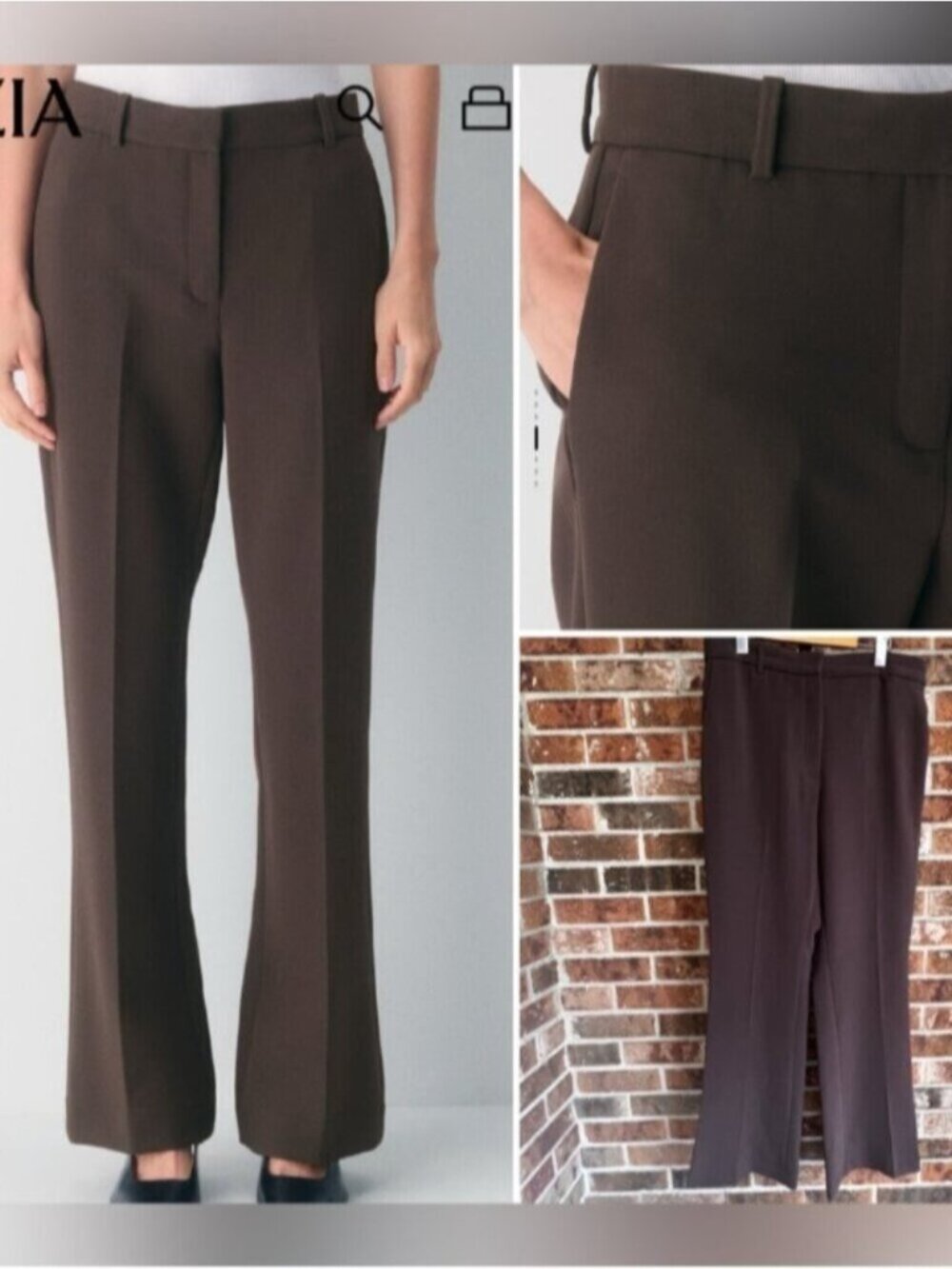 Aritzia Babaton Dress Pants Trousers Full Length EUC Size 12 L 31'